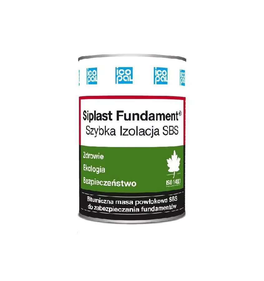 Icopal - asphalt mass for waterproofing foundations quick-drying Siplast Foundation Fast Insulation SBS
