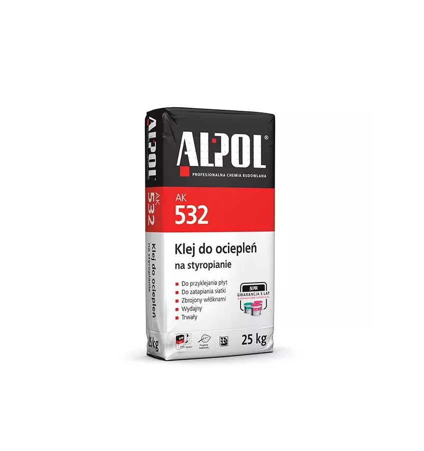 Alpol - adhesive for insulation on foamed polystyrene AK 532