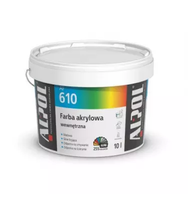 Alpol - akrylová vnitřní barva AF 610