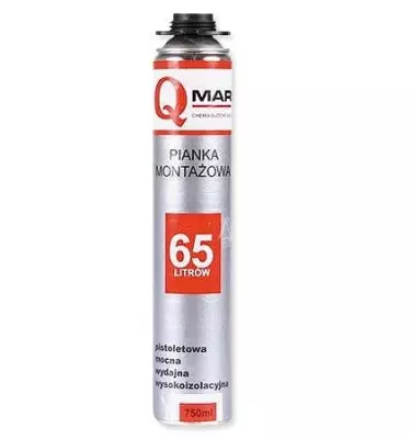 Qmar - piana montażowo uszczelniająca pistoletowa 70 L zima