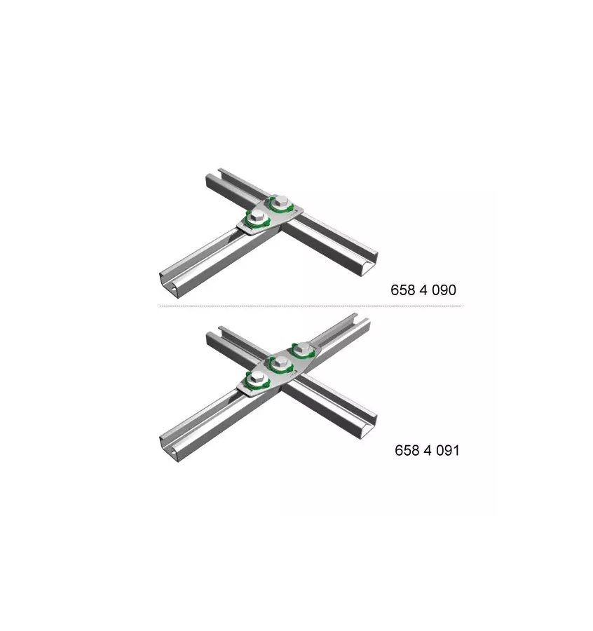 Walraven - T and X connectors for BIS RapidRail® mounting rails