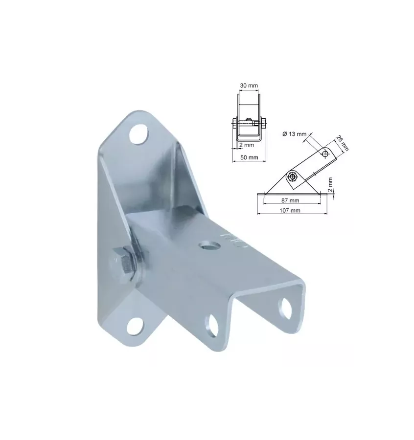 Walraven - uchwyty ścienne przechylne BIS RapidRail® - 661 3 250