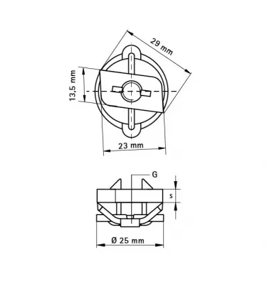 Walraven - BIS RapidRail® slide nuts