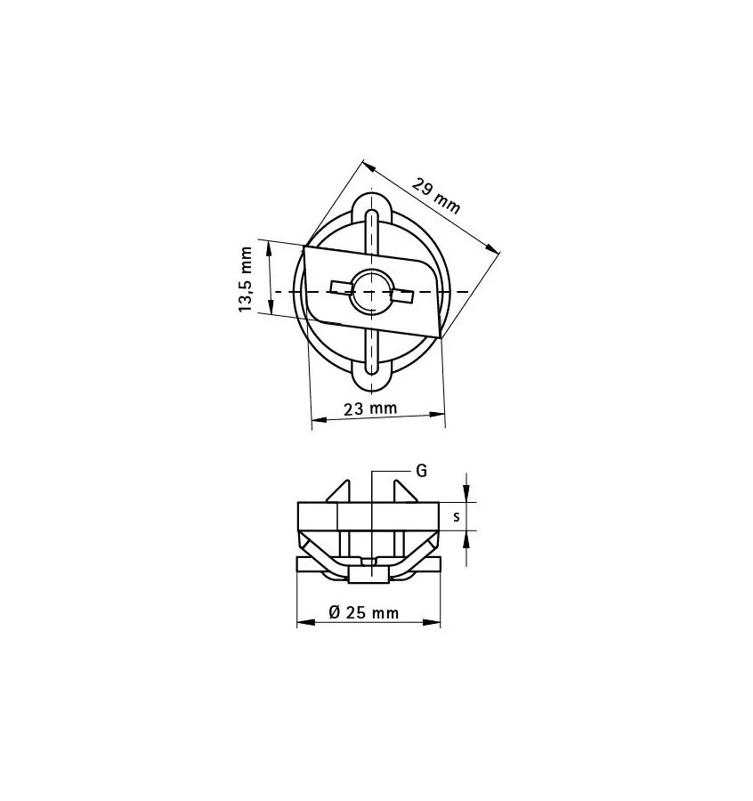Walraven - BIS RapidRail® slide nuts