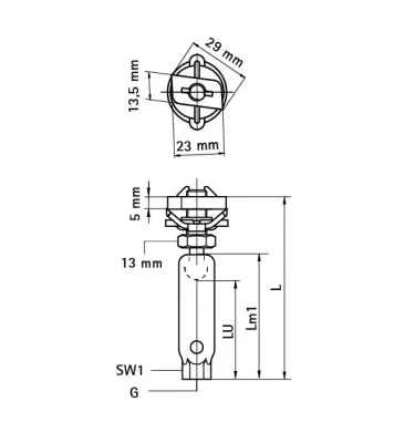 Walraven - BIS RapidRail® swinging hammer bolts