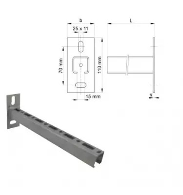 Walraven - nástěnné držáky, BIS RapidRail®, nerez