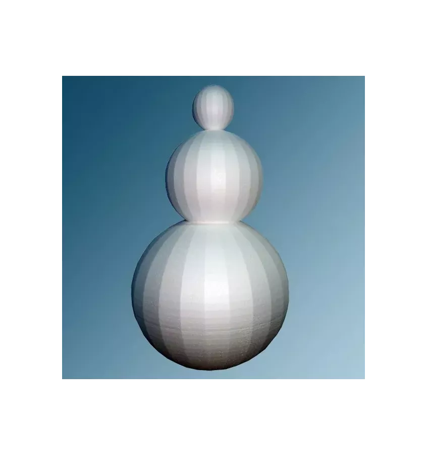 Xplo Ornaments - Styrofoam decorations - snowman