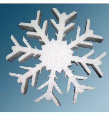 Xplo Ornaments - Styrofoam decorations - snowflake
