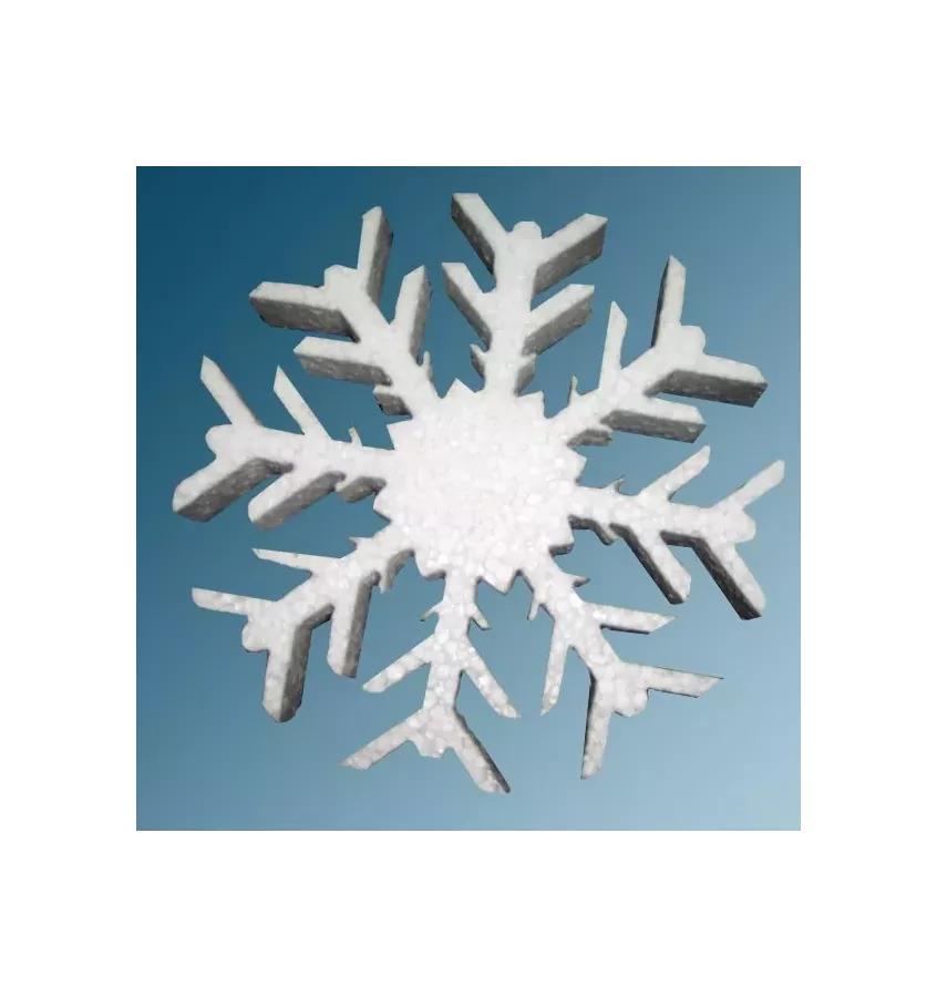 Xplo Ornaments - Styrofoam decorations - snowflake
