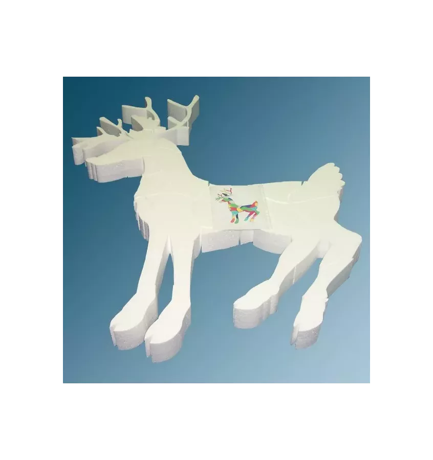 Xplo Ornaments - Styrofoam decorations - reindeer