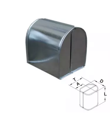Xplo - protective sheet made of aluminum sheet - fitting hood