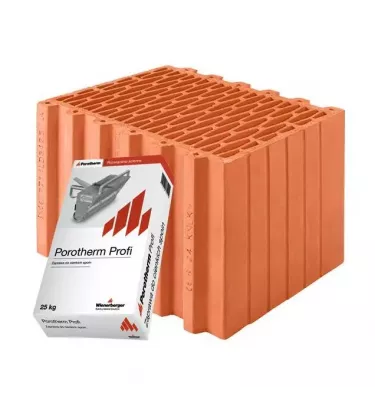 Porotherm Wienerberger - pustak Porotherm 38 Profi
