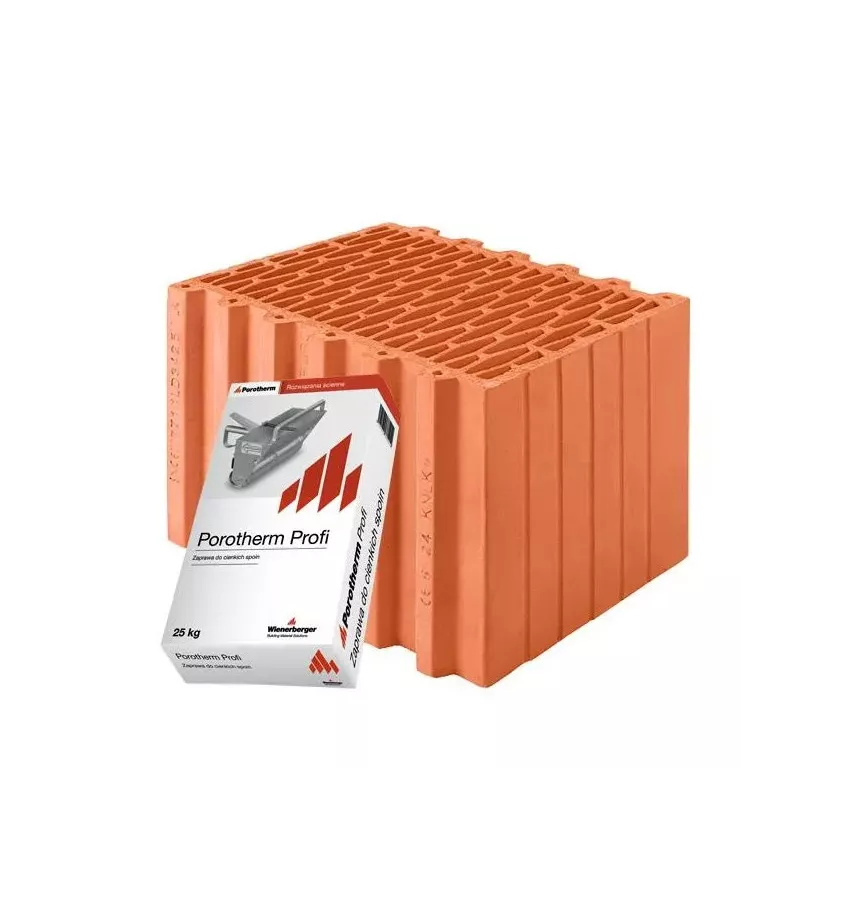 Porotherm Wienerberger - hollow brick 38 Profi