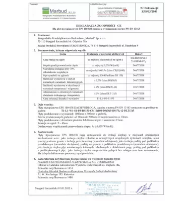 Eurotermika - płyta styropianowa Super Podłoga 100-037