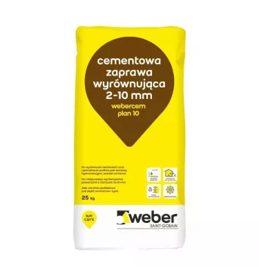 Weber - Webercem Plan 10 opravná a vyrovnávací malta
