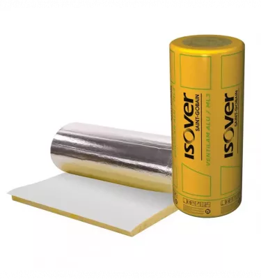 Isover - Ventilam Alu Plus mineral wool mat CLIMCOVER Lamella Fix