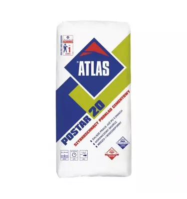 Atlas - Postar 20 10-80mm quick-drying cement base