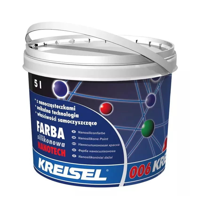 Kreisel - Nanoparticle silicone facade paint Nanotech 006