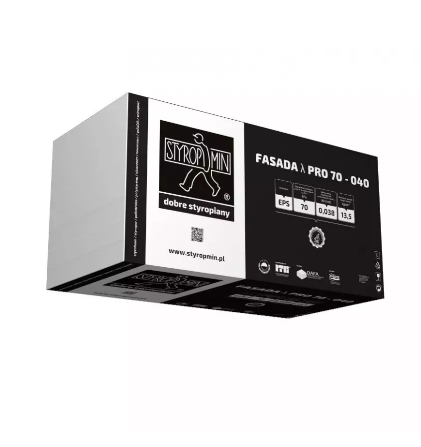 Styropmin - płyta styropianowa  Fasada λ Pro 070