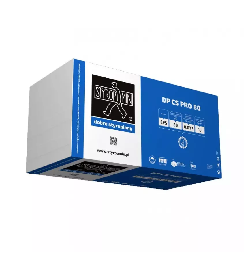 Styropmin - płyta styropianowa Dach - Podłoga CS Pro 80