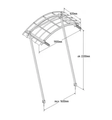 Icopal - daszek nad balkony Fastlock Balkon