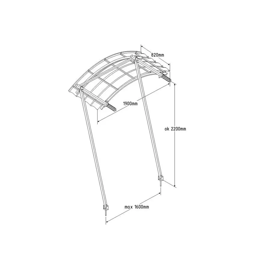 Icopal - daszek nad balkony Fastlock Balkon