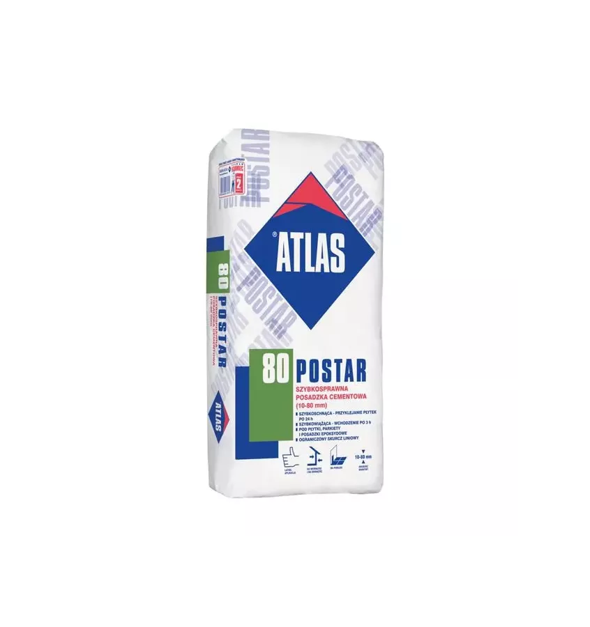 Atlas - Postar 80 10-80mm cement floor