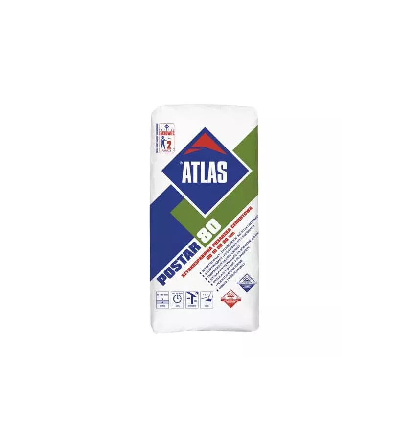 Atlas - Postar 80 10-80mm cement floor