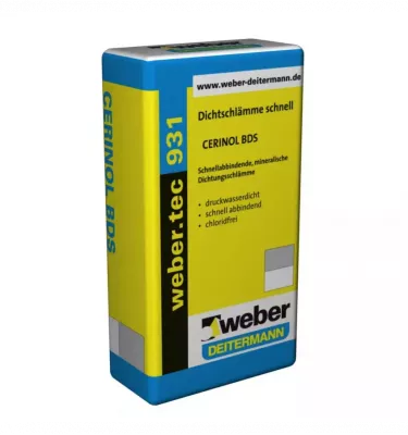 Weber Deitermann - micro sealing mortar Weber.tec 931 S (Cerinol BDS)