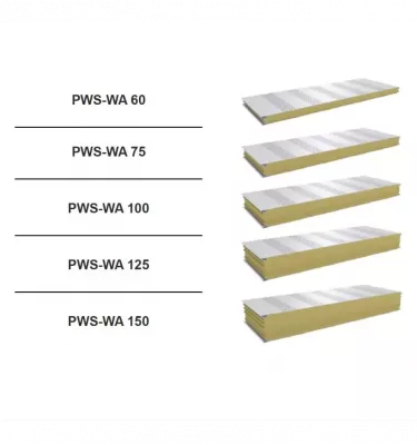 Pruszyński - acoustic wall sandwich panel PWS-WA mineral wool