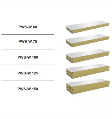 Pruszyński - wall sandwich panel PWS-W mineral wool