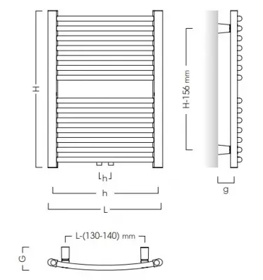 Instal Projekt - Omega R bathroom radiator