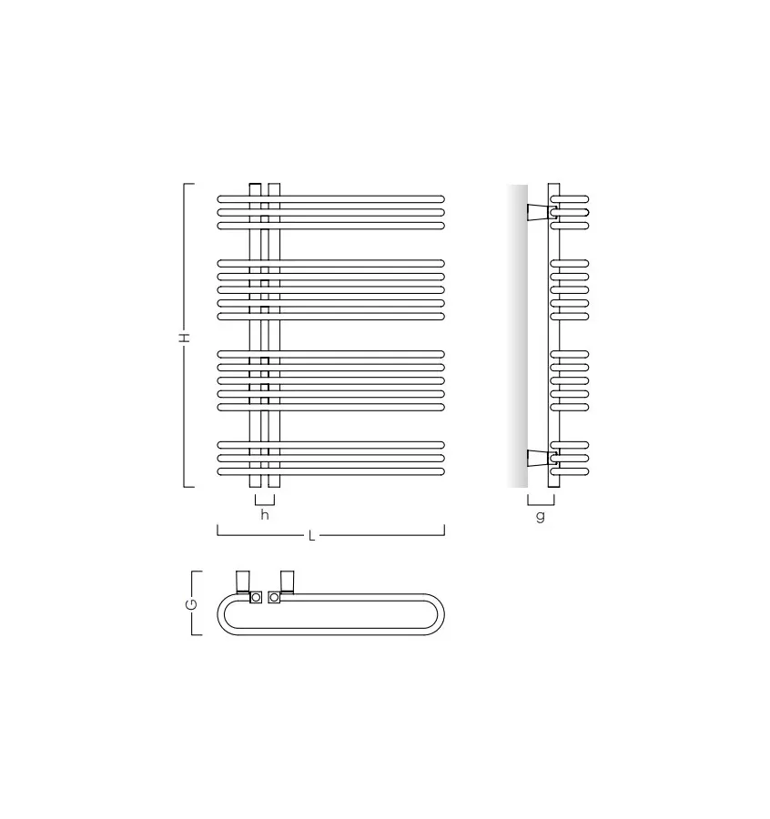 Instal Projekt - Astro bathroom radiator