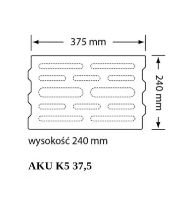 Czamaninek - Keramzite AKU K-5 wall block