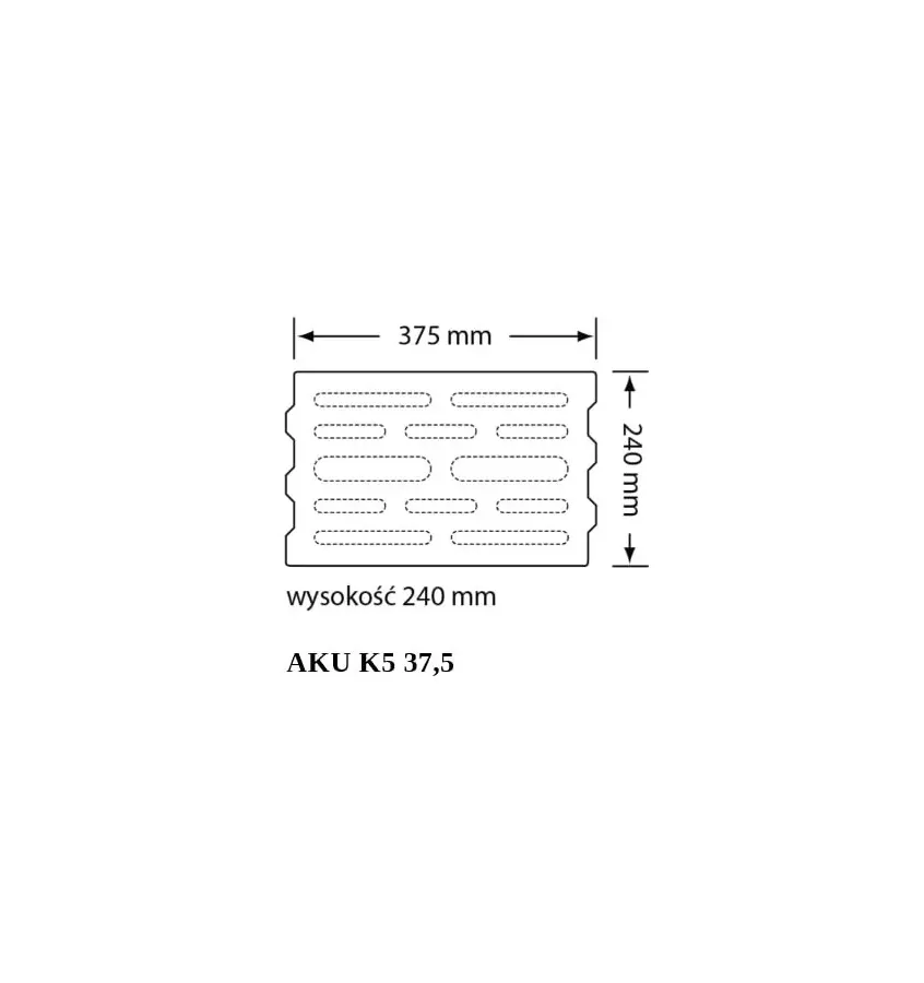 Czamaninek - keramický nástěnný blok AKU K -5