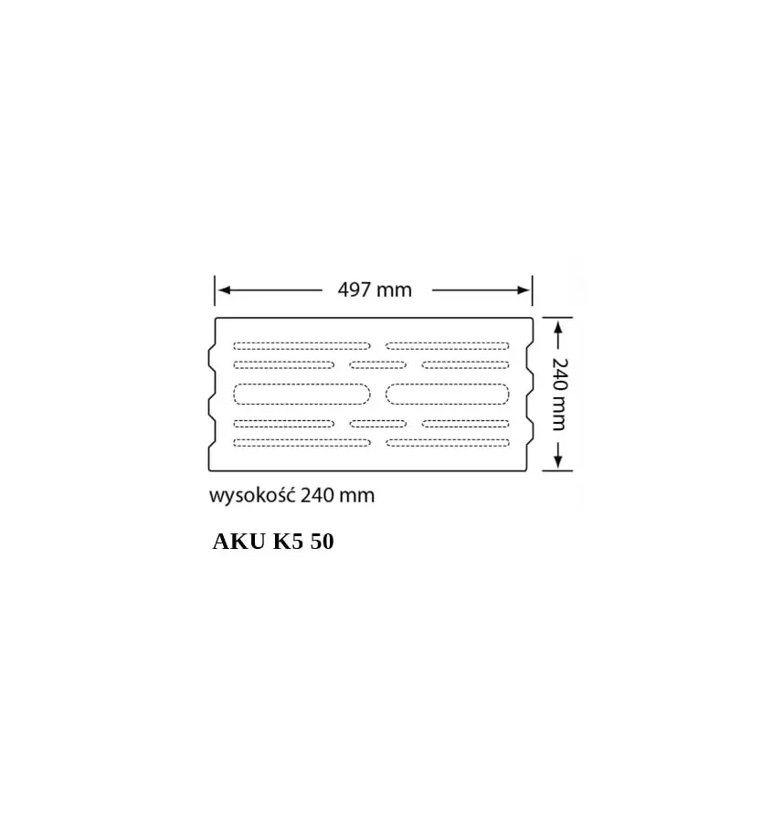 Czamaninek - Keramzite AKU K-5 wall block