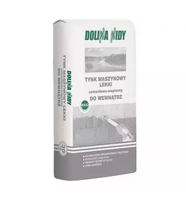 Dolina Nidy - tynk cementowo-wapienny maszynowy lekki wewnętrzny