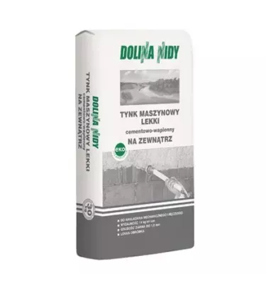 Dolina Nidy - lightweight cement-lime machine plaster
