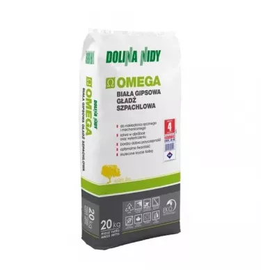 Dolina Nidy - sádrová omítka Omega