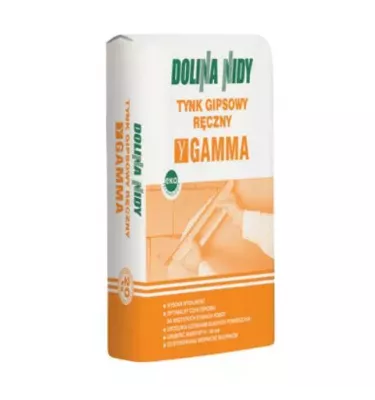 Úhledné údolí - ruční sádrová omítka Gamma