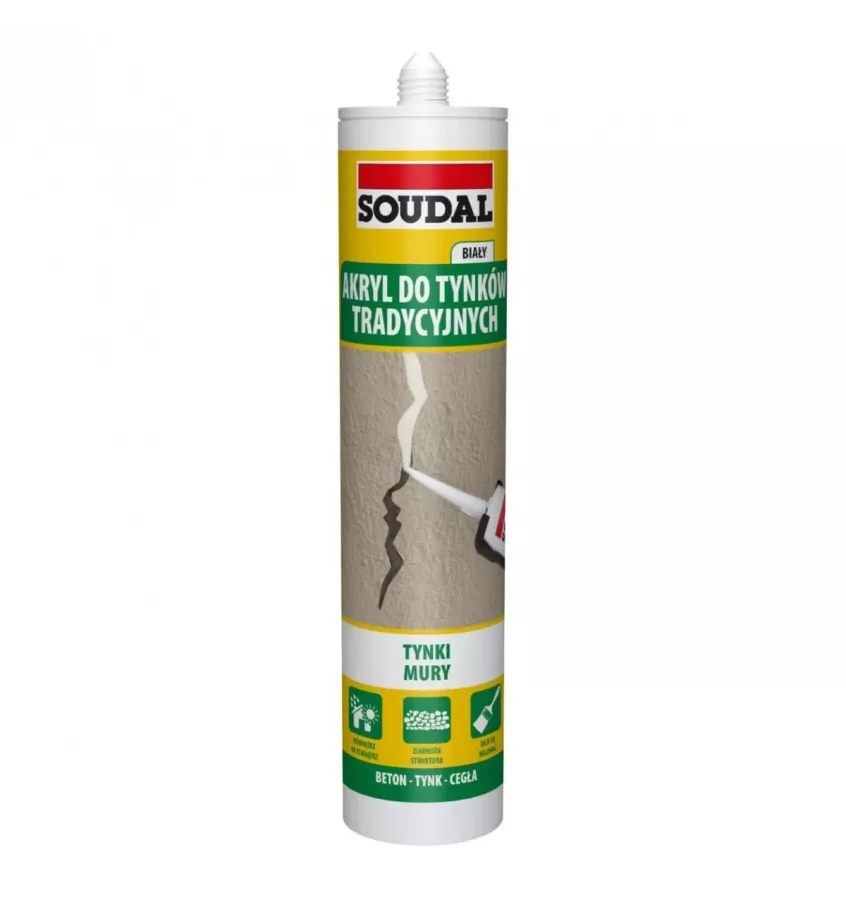 Soudal - akryl do tynków tradycyjnych