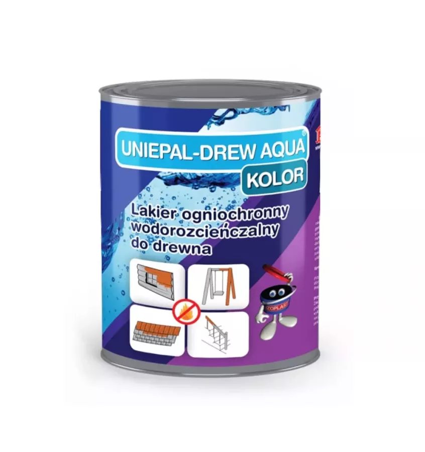ADW - protipožární lak Uniepal Drew Aqua color