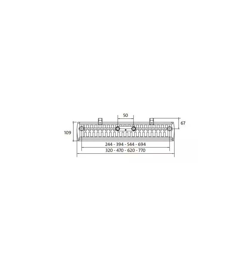 Purmo - decorative vertical radiator Kos V 22
