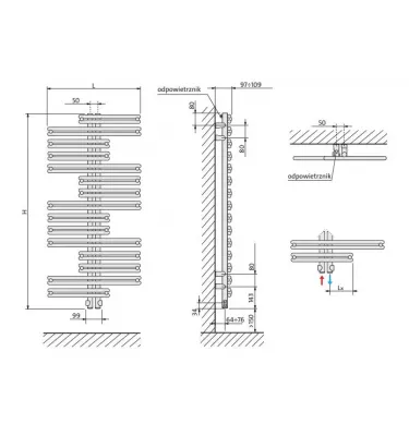 Purmo - Kea bathroom radiator