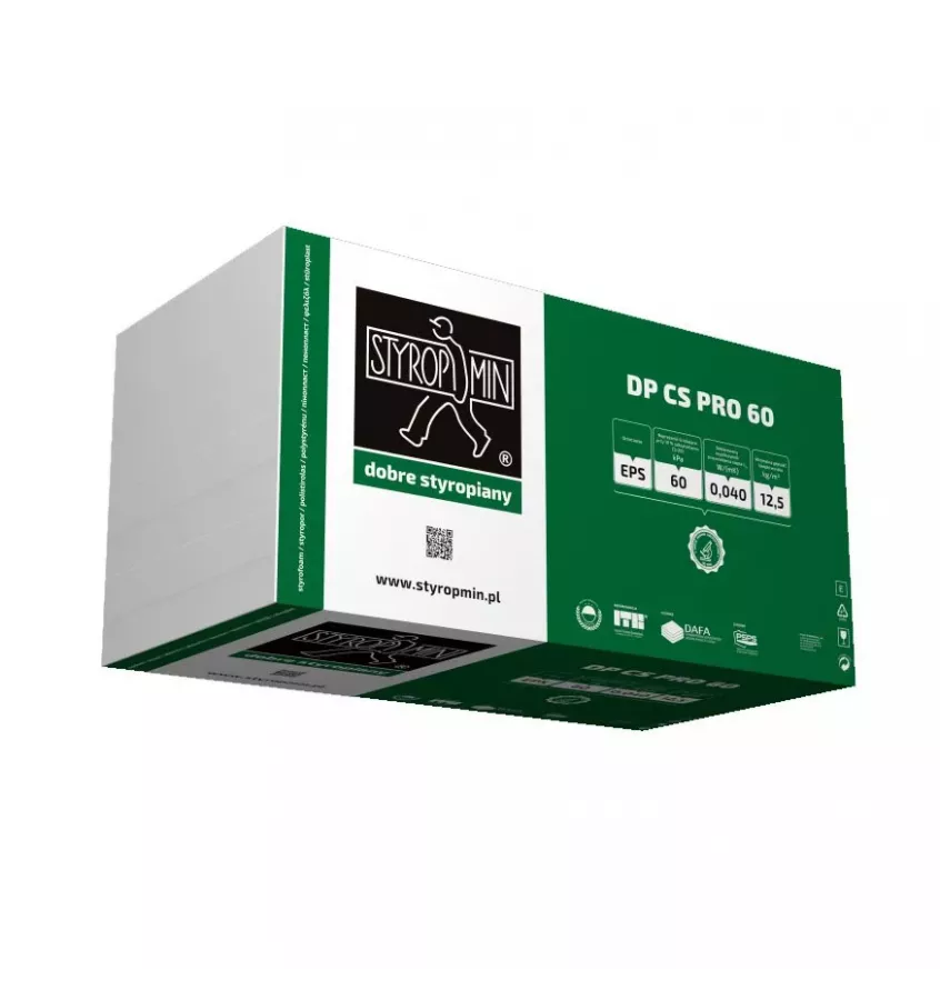 Styropmin - płyta styropianowa Dach - Podłoga CS Pro 60