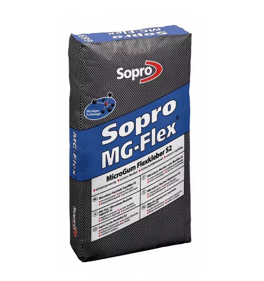 Sopro - one-component high-elastic adhesive mortar MG-Flex MicroGum S2 669