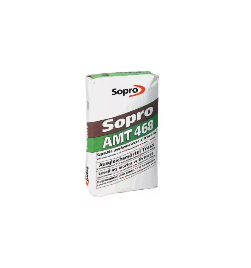 Sopro - szpachla wyrównawcza z trasem AMT 468