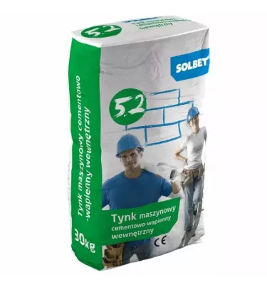 Solbet - tynk maszynowy cementowo - wapienny wewnętrzny (5.2)