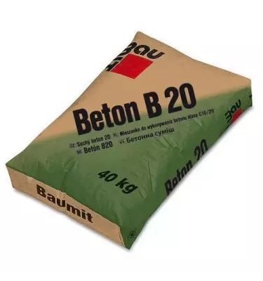 Baumit - concrete class C16 / 20. Concrete B20