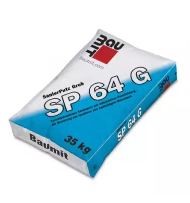 Baumit - tynk renowacyjny gruboziarnisty Sanova SP Grano - SanierPutz Grob SP 64 G